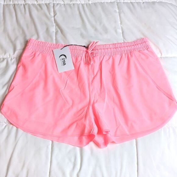 Zyia Active XXL Pink Flow Shorts, NEW - Picture 1 of 10